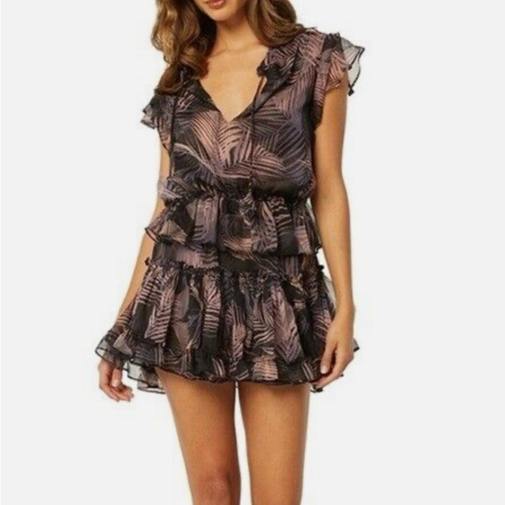 MISA Los Angeles Lilian dress in San Miguel Palm size M